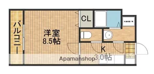 SunRise五番館【3階】の間取り