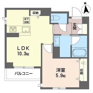 プローテ【1階】の間取り