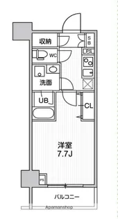 ジェノヴィア南千住IVスカイガーデン【2階】の間取り
