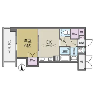 コンフォール香洋【5階】の間取り