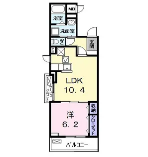 M.Y トヨクニ【1階】の間取り