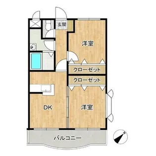 ニューロジュマン【2階】の間取り