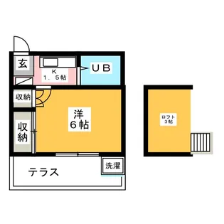 アイ・ベーシック・アール【1階】の間取り