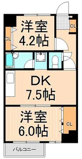 サンクレール青井【1階】の間取り