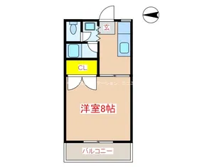 カーサヴェルデ【2階】の間取り