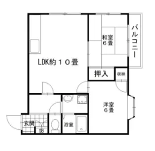 ヴァールシュテルン【2階】の間取り