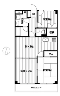 ルベール小岩【2階】の間取り