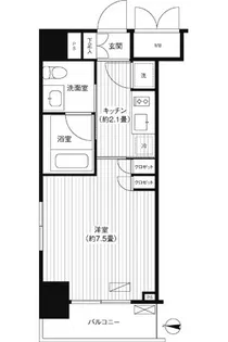 グランハイツ錦糸町【9階】の間取り