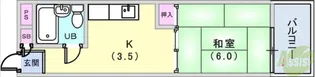 大和テラス【2階】の間取り