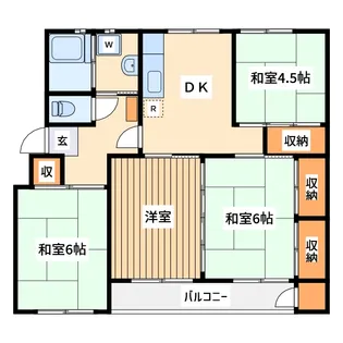 マンション相模原1号館【2階】の間取り