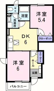 サンライト ヒルズ【1階】の間取り