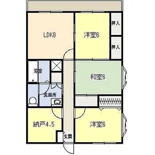 エトワール霧島【1階】の間取り