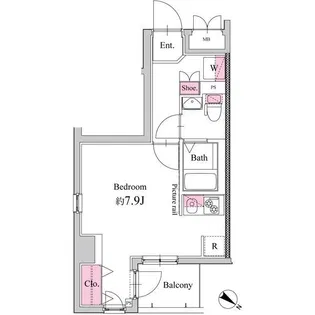 LEXE AZEST 赤羽【6階】の間取り