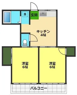 タウンハウス薊野 II【3階】の間取り