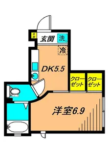 Cortle NAKANOBU【1階】の間取り