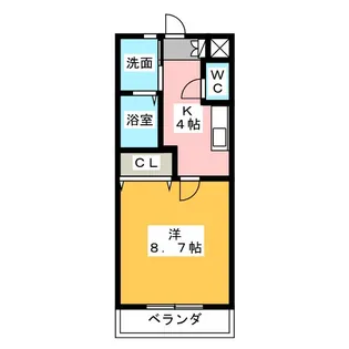 ロイヤル塔塚【1階】の間取り
