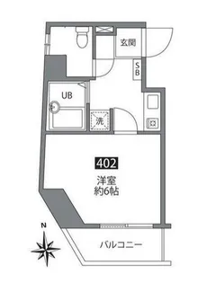 ショパン高輪【4階】の間取り