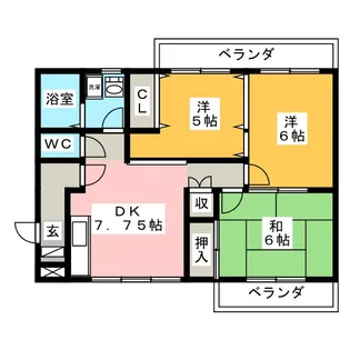 ヴィラ・コンフォール【3階】の間取り