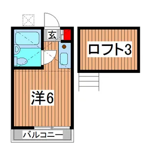 プリモ西川口【2階】の間取り
