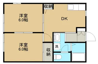 インペリアルサイキ【1階】の間取り