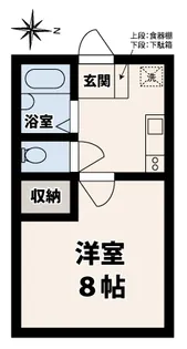 プチベール【2階】の間取り