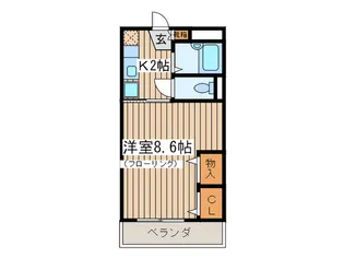 カサベルデ新検見川3【3階】の間取り
