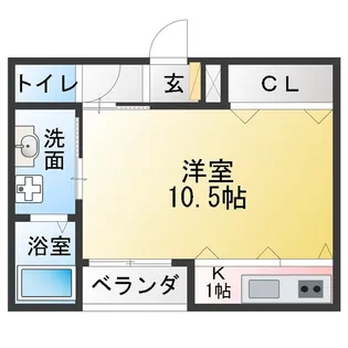 ルミエール伊賀殿【1階】の間取り