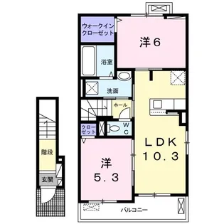 T・フェリーチェ II【2階】の間取り