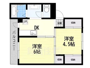 ヴィラナリー巻向1号棟【1階】の間取り