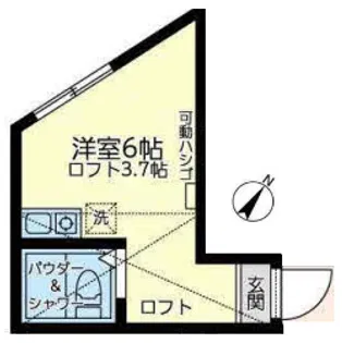 ユナイト井土ヶ谷ピグマリオンランド【1階】の間取り
