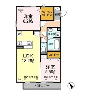 Flora M(フローラエム)【3階】の間取り