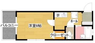 女性限定 ベルナルージュ【3階】の間取り