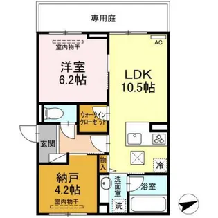 アリエッタ【1階】の間取り