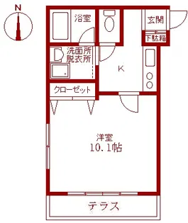 ハイムL&M【2階】の間取り
