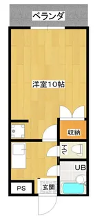 カスティール・イン・宇都宮C【3階】の間取り