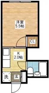 コーポホンダ【3階】の間取り