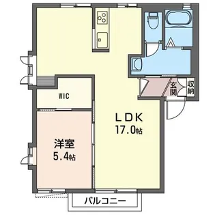 コーポ リリーフB【2階】の間取り
