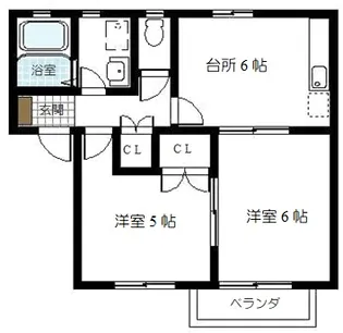 デイジーコートI【2階】の間取り