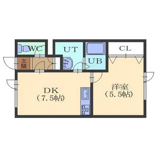 エクレールI【2階】の間取り