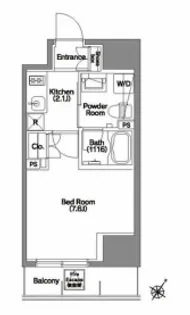 東京都文京区根津1【マンション】の間取り