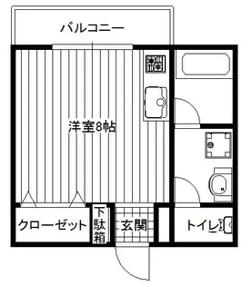 ヴィラ谷川【2階】の間取り