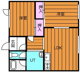 MSミツウロコ【2階】の間取り