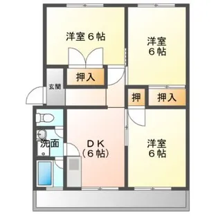 新庄屋マンション【1階】の間取り