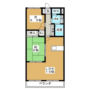 サニーコート【3階】の間取り