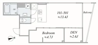 trias299【2階】の間取り