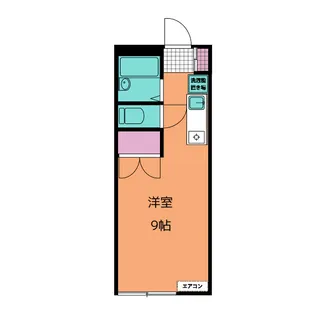 ヒルズアイザワ【1階】の間取り