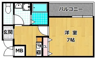 ハーモニーライフ須山【1階】の間取り