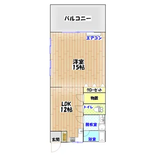 ロイヤル陣場【2階】の間取り