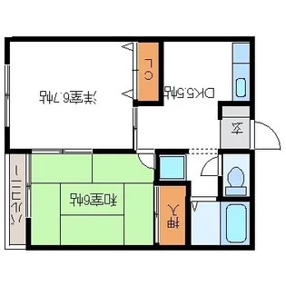 八本松ヴィレッヂ【2階】の間取り