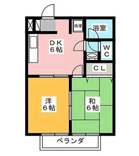 シティシャトレ峰【1階】の間取り